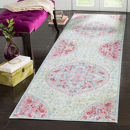 Safavieh Windsor Wds335P Light Grey / Blue Vintage / Distressed Area Rug