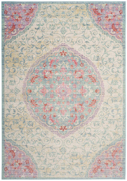 Safavieh Windsor Wds335P Light Grey / Blue Vintage / Distressed Area Rug