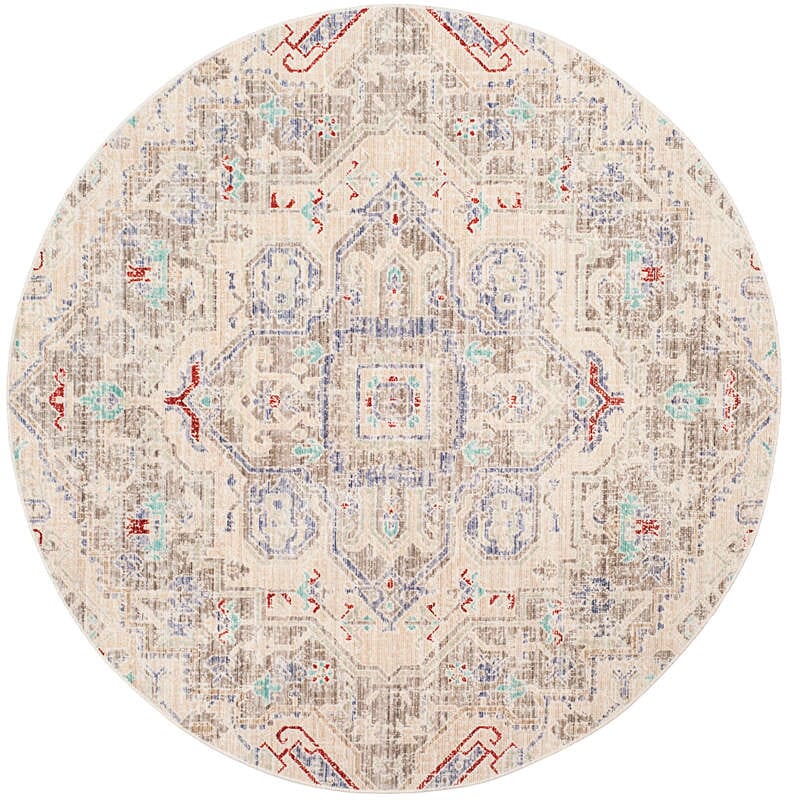 Safavieh Windsor Wds343G Light Grey / Ivory Vintage / Distressed Area Rug