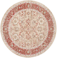 Safavieh Windsor Wds345N Ivory / Red Vintage / Distressed Area Rug