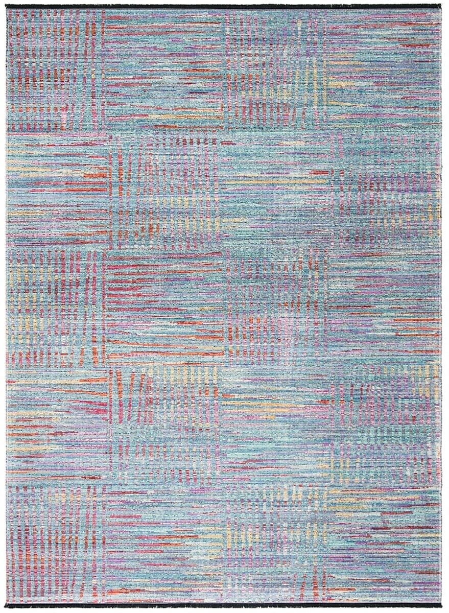 Safavieh Windsor Wds349J Aqua / Dark Pink Area Rug