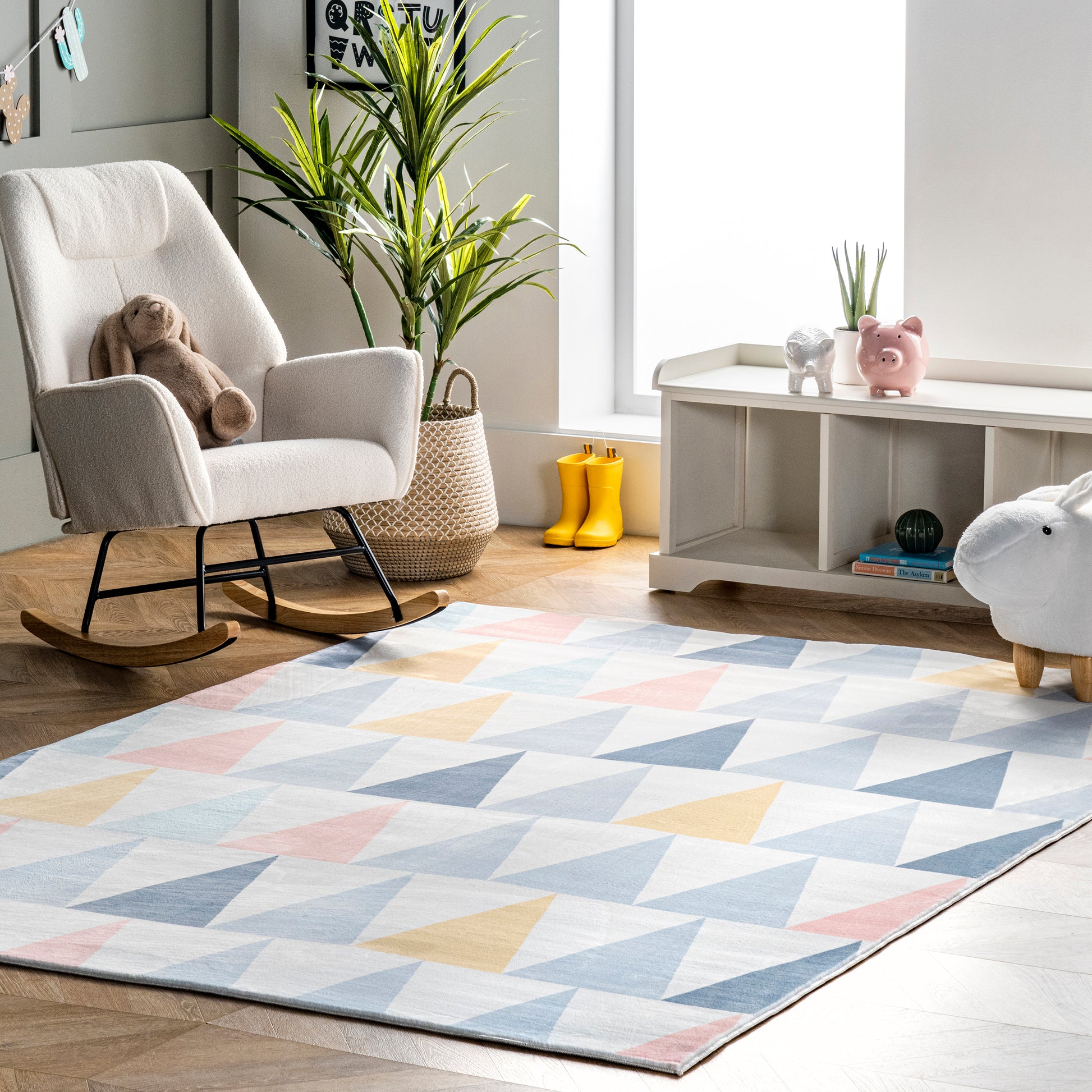 Nuloom Penny Kids Nursery Or Playroom Npe2040A Multi Area Rug