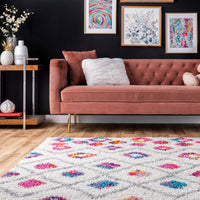 Nuloom Tatyana Moroccan Trellis Nta3015A Pink Area Rug