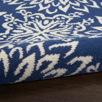 Nourison Jubilant Jub06 Navy/Ivory Area Rug