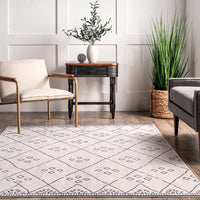 AreaRugs.com Wavaj Nwa1201A Ivory Area Rug