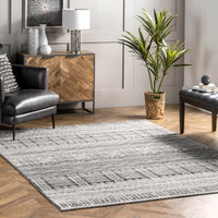 Nuloom Mabe Aztec Nma3238A Ivory Area Rug