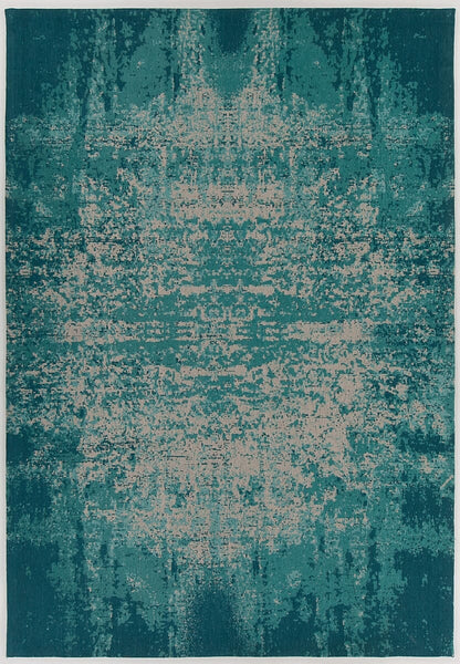 Chandra Willa Wil-46606 Blue / Beige Organic / Abstract Area Rug