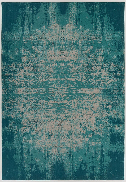 Chandra Willa Wil-46606 Blue / Beige Organic / Abstract Area Rug