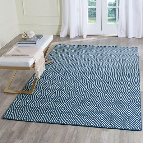 Safavieh Wilton Wil715C Navy / Ivory Rugs.