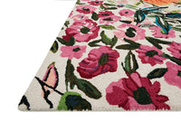 Loloi Wild Bloom Wv-01 Ivory / Multi Floral / Country Area Rug