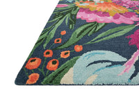 Loloi Wild Bloom Wv-04 Midnight / Plum Floral / Country Area Rug
