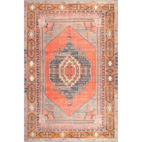 Nuloom Kamila Tribal Nka2609A Orange Area Rug