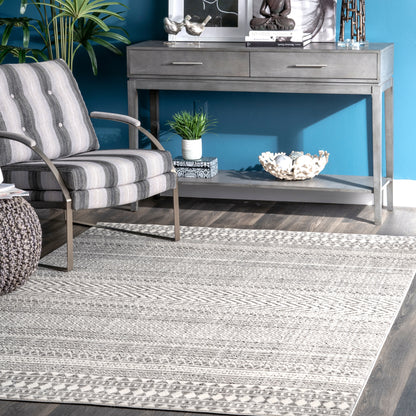 Nuloom Catherina Transitional Nca1709A Gray Area Rug