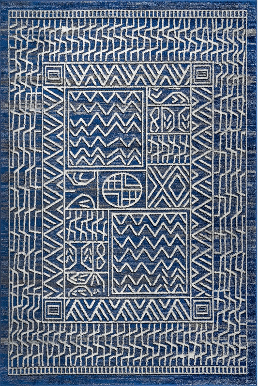 Nuloom Joannie Patterned Njo3117B Blue Area Rug