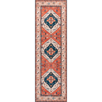 AreaRugs.com Wavaj Nwa1056A Rust Area Rug