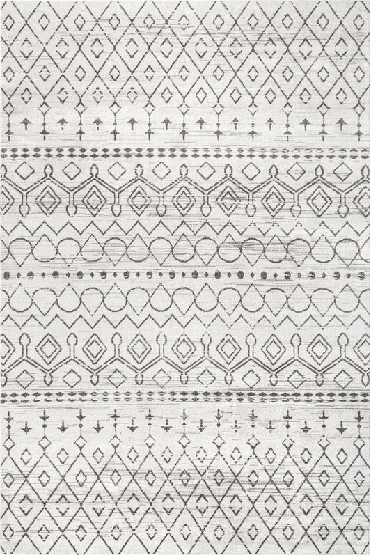 AreaRugs.com Wavaj Nwa1270A Ivory Area Rug