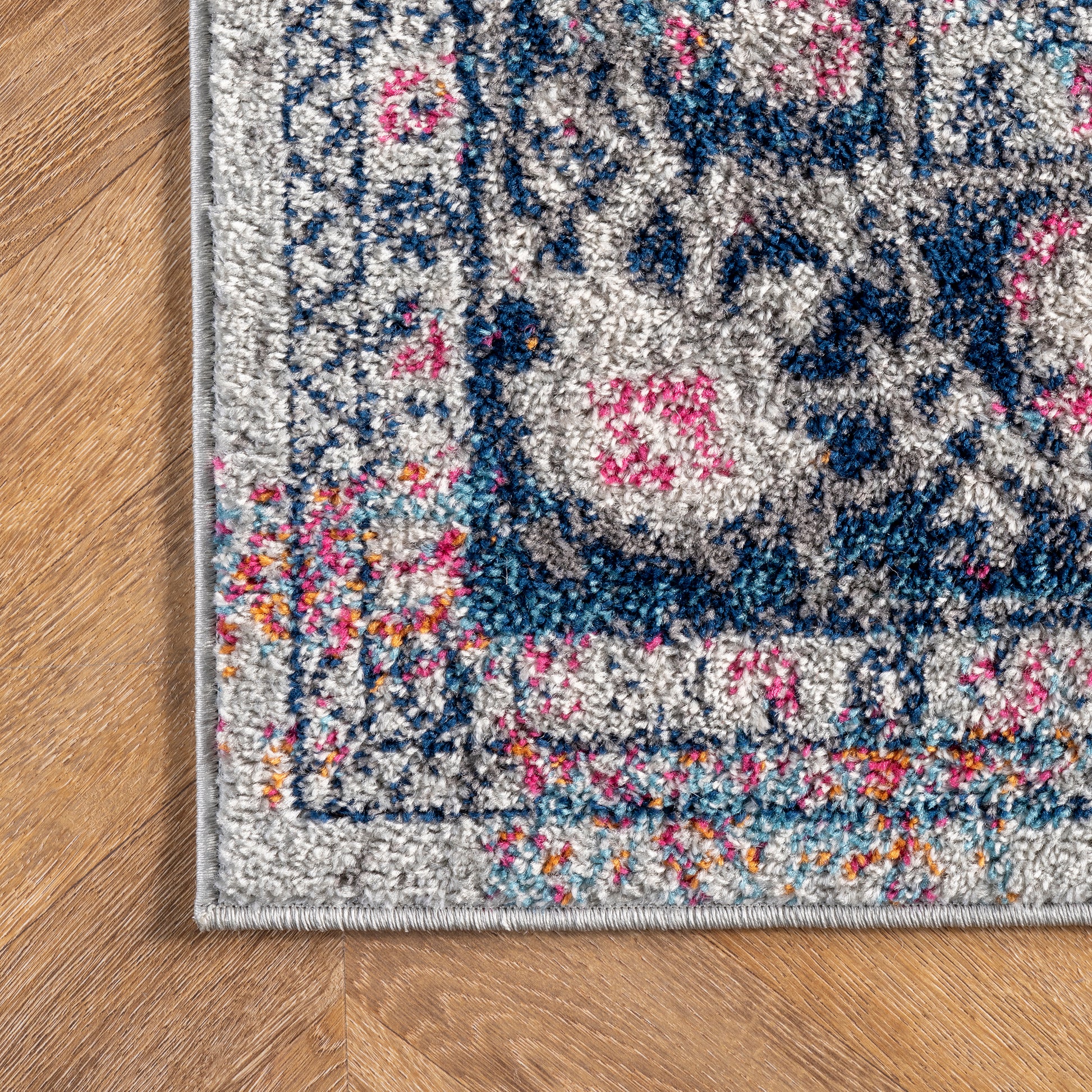 Nuloom Vintage Lilah Nvi3138A Blue Area Rug