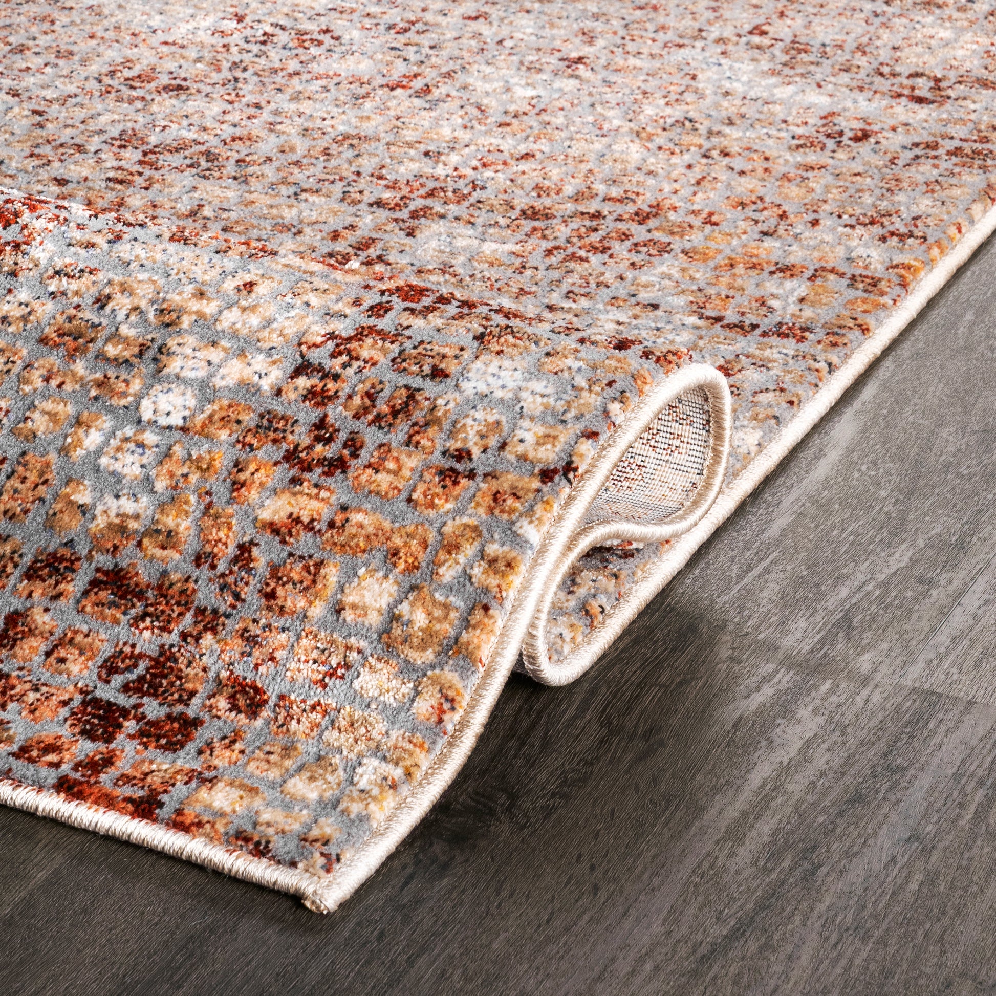 Nuloom Vintage Urban Vita Nvi3397A Rust Area Rug