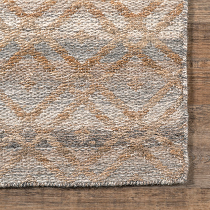 Nuloom Talia And Lattice Nta3268A Natural Area Rug