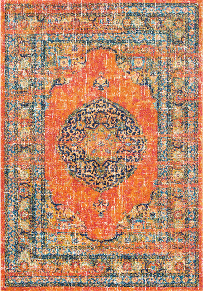 Nuloom Persian Olivia Npe3140C Orange Area Rug