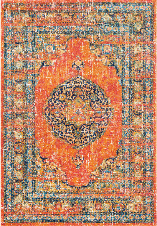 Nuloom Persian Olivia Npe3140C Orange Area Rug