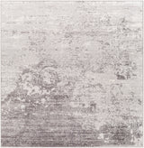 Surya Wanderlust Wnl-2310 Light Slate, White Rug.