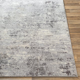 Surya Wanderlust Wnl-2310 Light Slate, White Rug.
