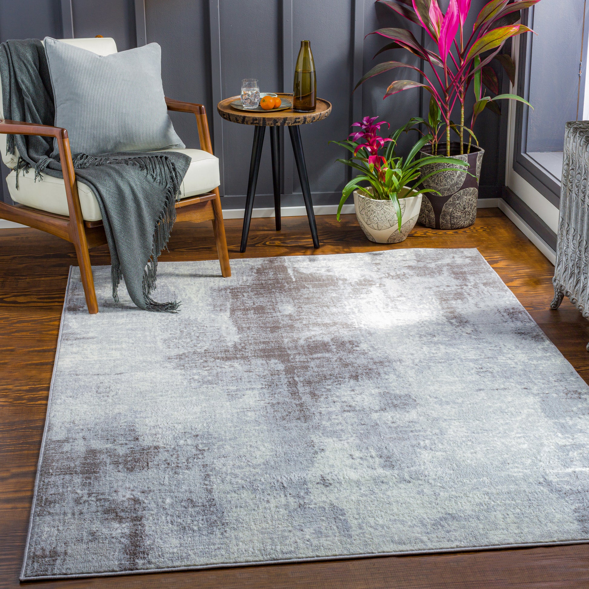 Surya Wanderlust Wnl-2325 Grey Area Rug