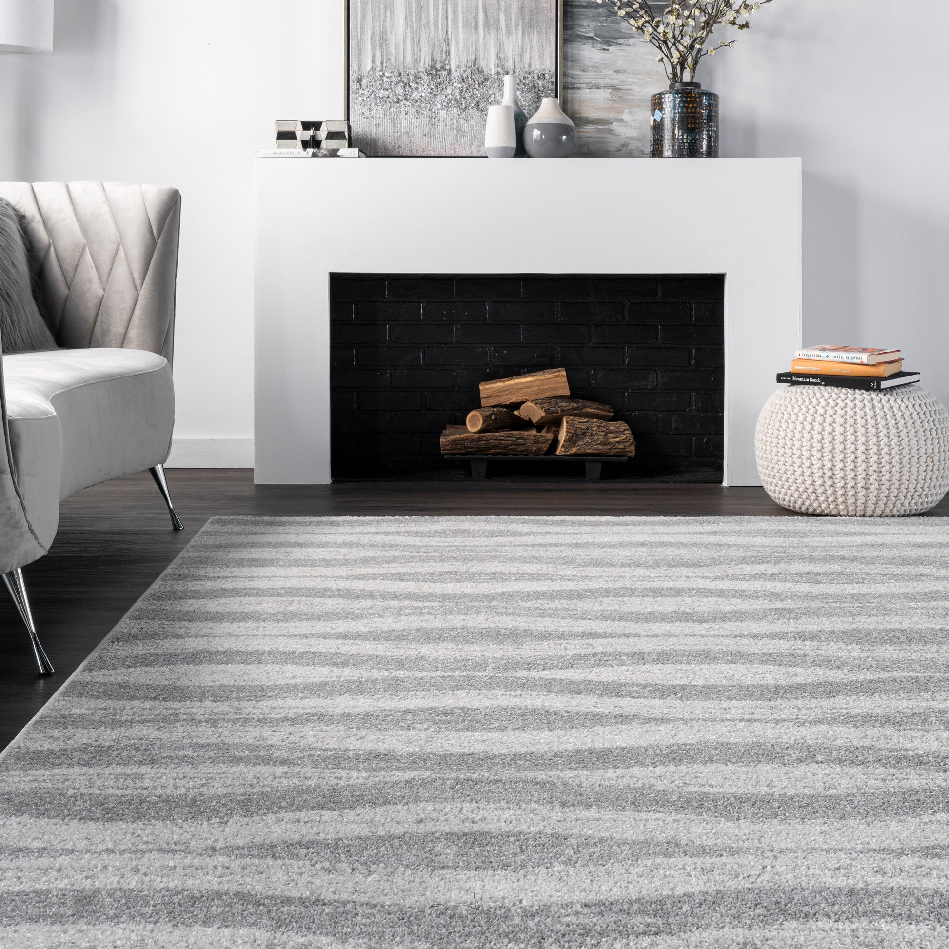 Nuloom Tristan Ntr1496A Gray Area Rug