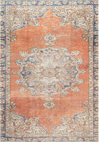 Nuloom Kendall Printed Regal Wreath Nke2613A Orange Area Rug