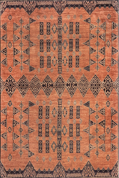 Nuloom Quincy Blend Traditional Nqu1422A Rust Area Rug