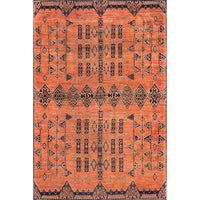 Nuloom Quincy Blend Traditional Nqu1422A Rust Area Rug