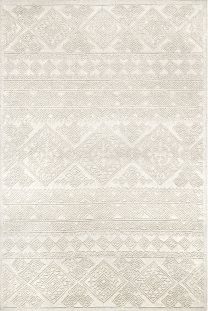 Nuloom Miranda Moroccan Textured Nmi3305A Ivory Area Rug