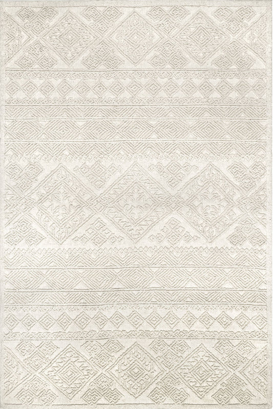 Nuloom Miranda Moroccan Textured Nmi3305A Ivory Area Rug