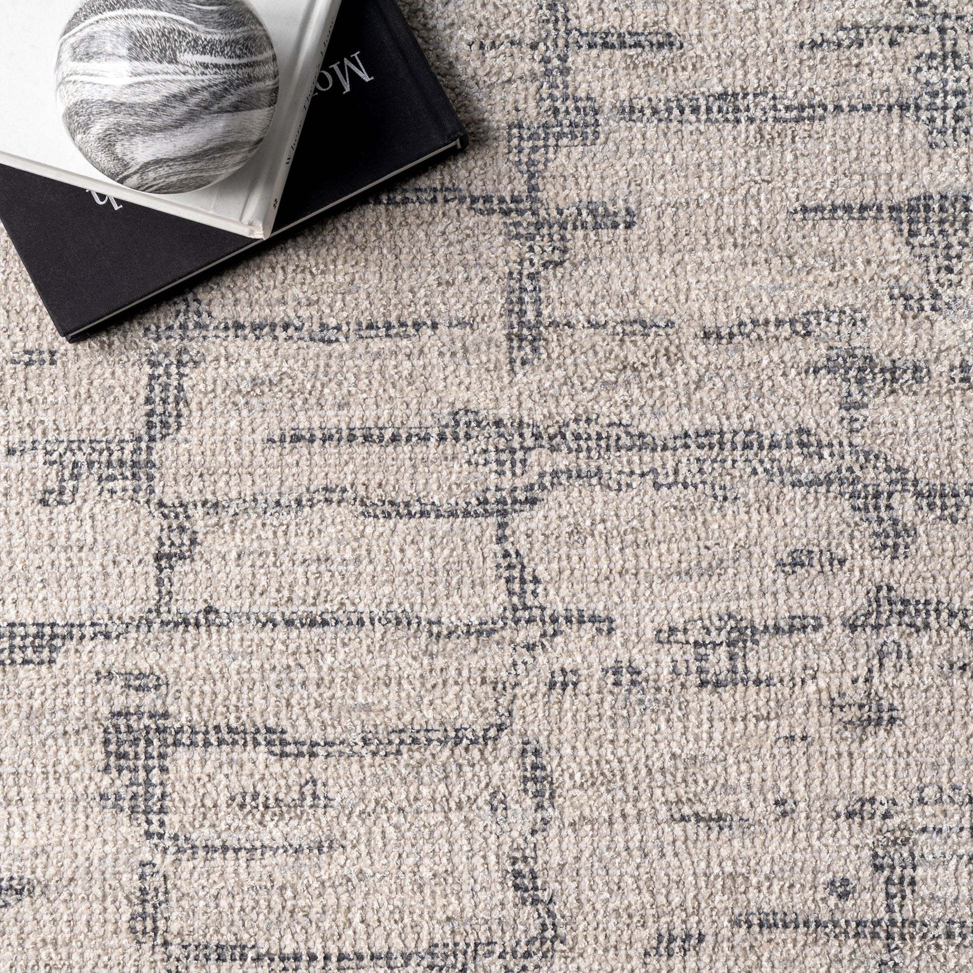Nuloom Melrose Nme3483A Gray Area Rug