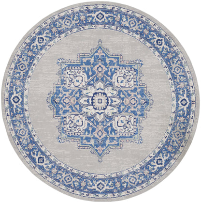 Nourison Whimsicle Whs03 Grey Blue Area Rug