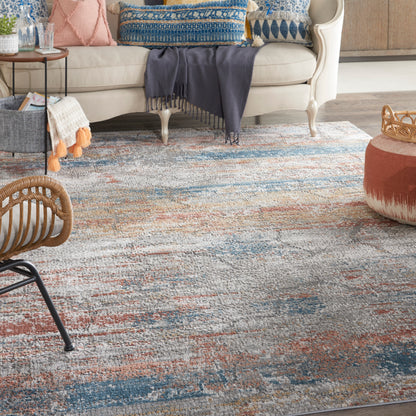 Nourison Rustic Textures Rus11 Multicolor Area Rug