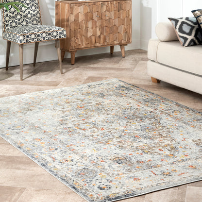 Nuloom Reagan Cloudy Nre2549A Light Gray Area Rug