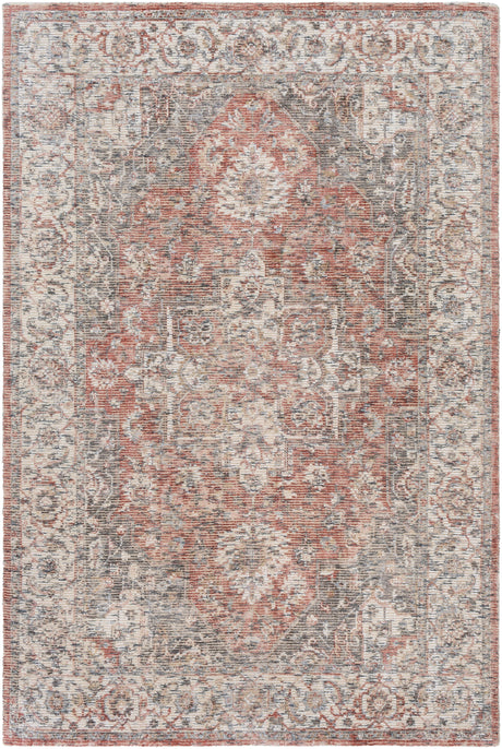 Surya Wilson Wsn-2304 Rust, Rose, Cream, Khaki Rugs.