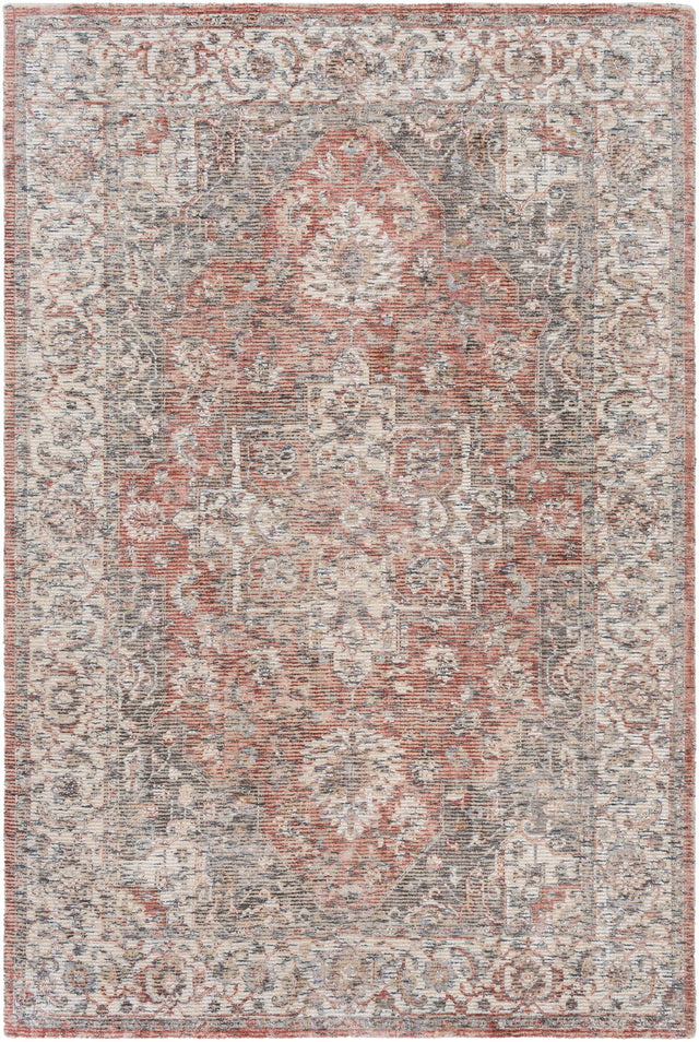 Surya Wilson Wsn-2304 Rust, Rose, Cream, Khaki Rugs.