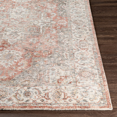 Surya Wilson Wsn-2304 Rust, Rose, Cream, Khaki Rugs.