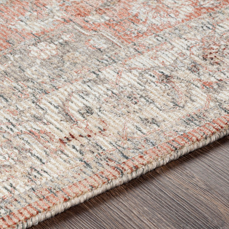 Surya Wilson Wsn-2304 Rust, Rose, Cream, Khaki Rugs.