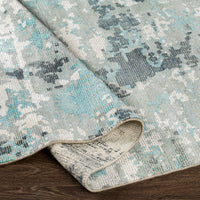 Surya Wilson Wsn-2307 Teal, Beige, Wheat, Sage Area Rug