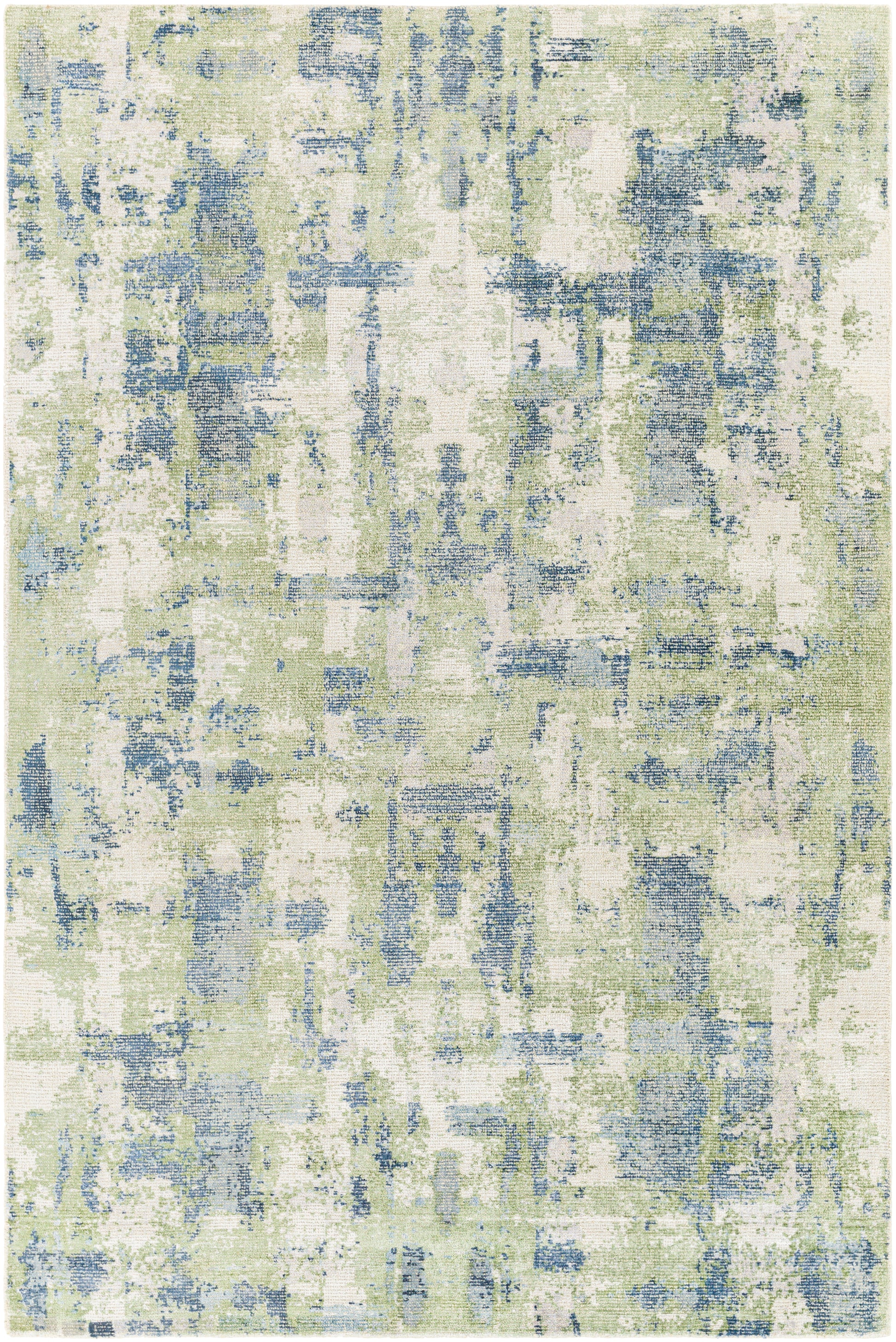 Surya Wilson Wsn-2308 Beige, Teal, Pale Blue, Wheat Area Rug