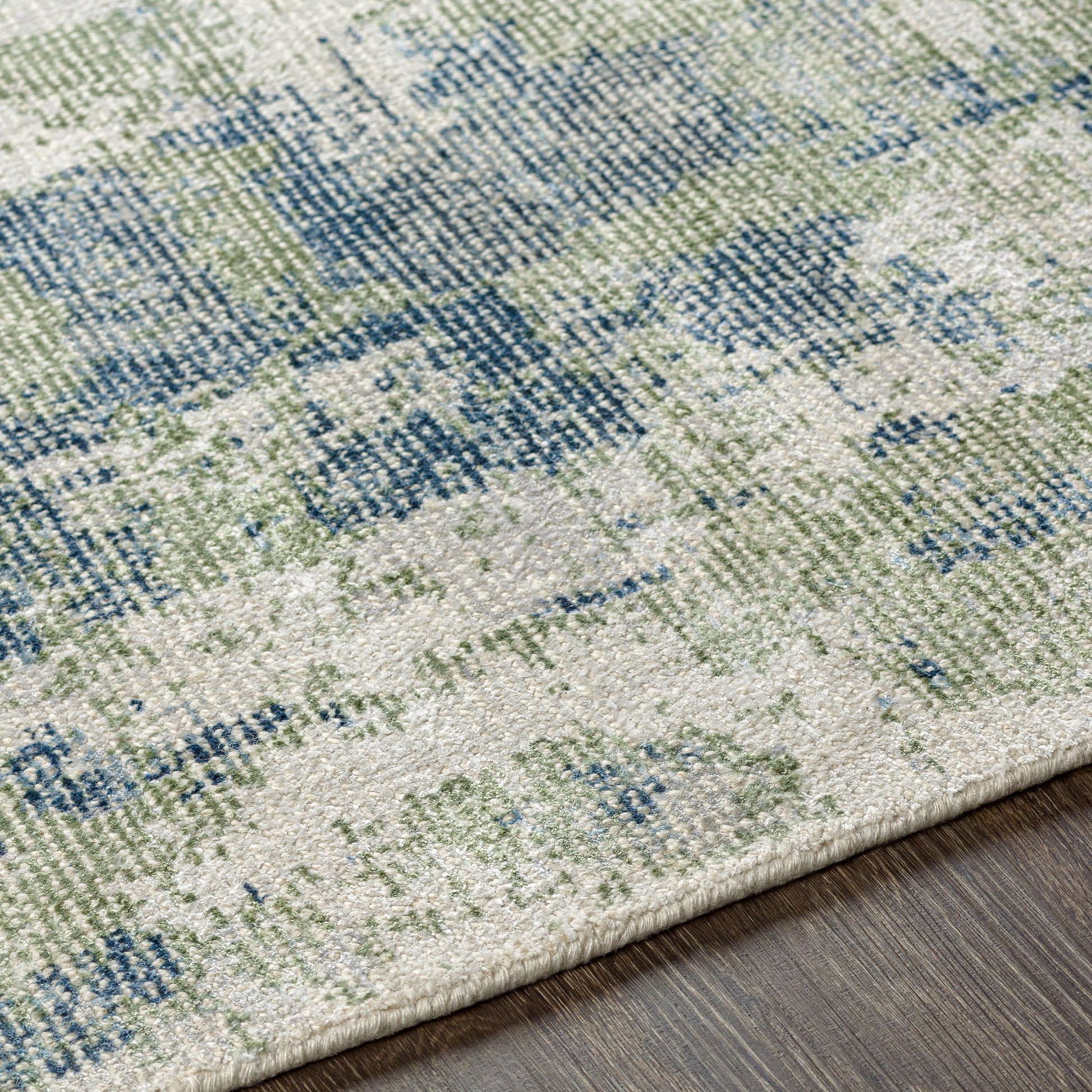 Surya Wilson Wsn-2308 Beige, Teal, Pale Blue, Wheat Area Rug