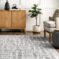 AreaRugs.com Wavaj Nwa1088B Light Gray Area Rug