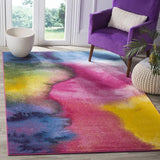 Safavieh Watercolor Wtc621C Green / Fuchsia Rugs.