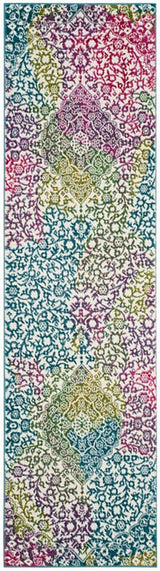 Safavieh Watercolor Wtc672F Ivory / Fuchsia Rugs.