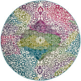 Safavieh Watercolor Wtc672F Ivory / Fuchsia Rugs.