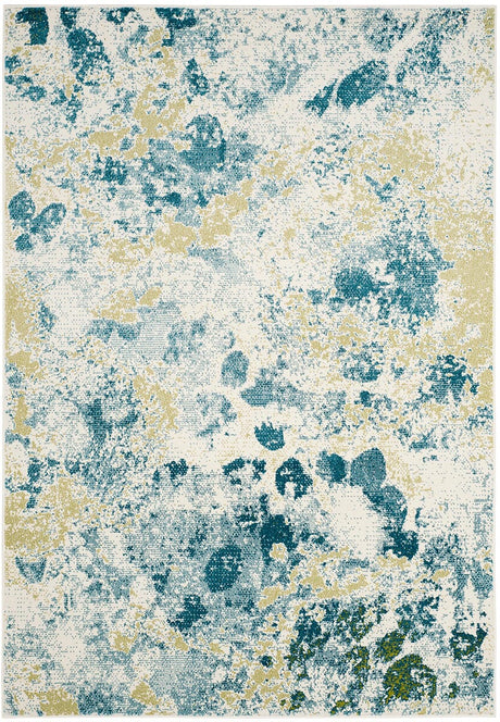 Safavieh Watercolor Wtc696B Ivory / Light Blue Rugs.